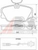 MERCE 0014200720 Brake Pad Set, disc brake